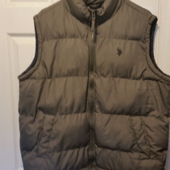 U.S. Polo Assn Men's Signature Heather Bubble Vest - Picture 1 of 2